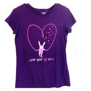 Girls cat & jack printed T-shirt short sleeve